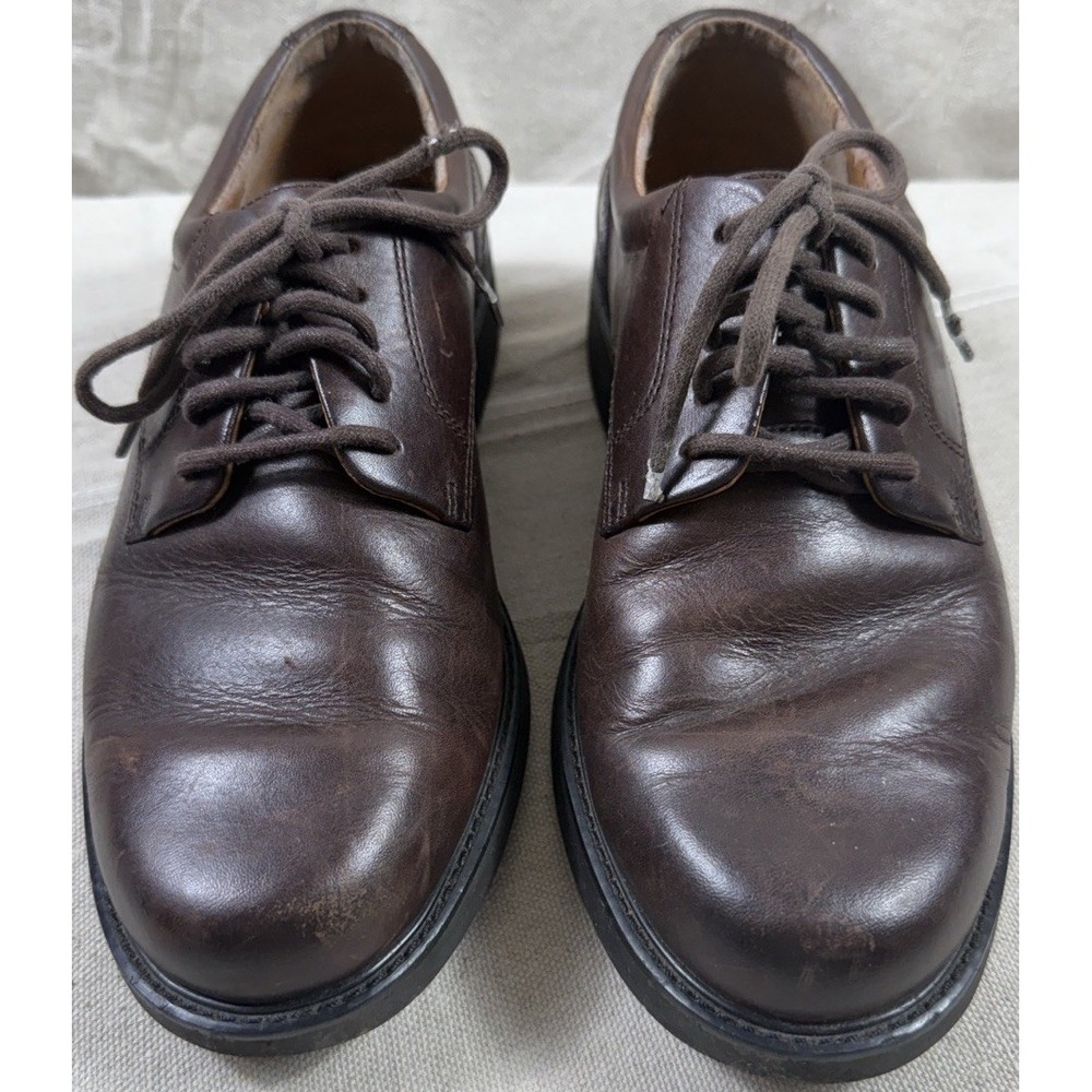 Rockport Mens 8.5 M Brown Leather Oxford‎ Shoes NO INSOLES Comfort Read